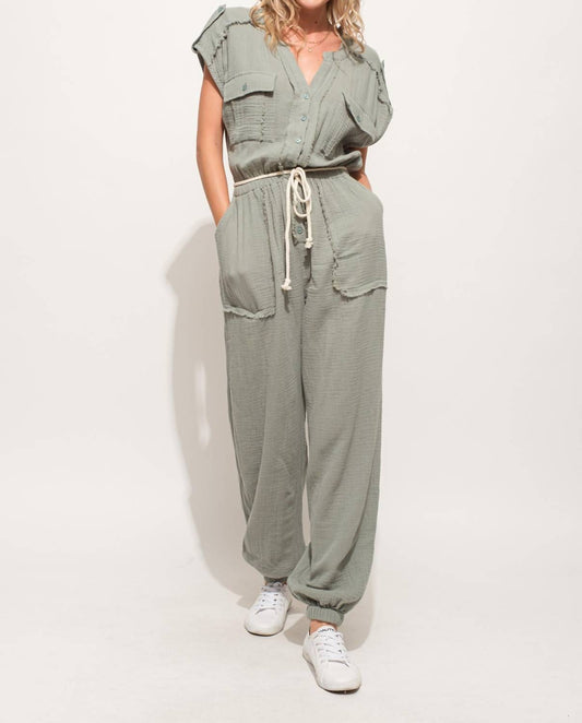 And The Why - One More Time Utility Jumpsuit