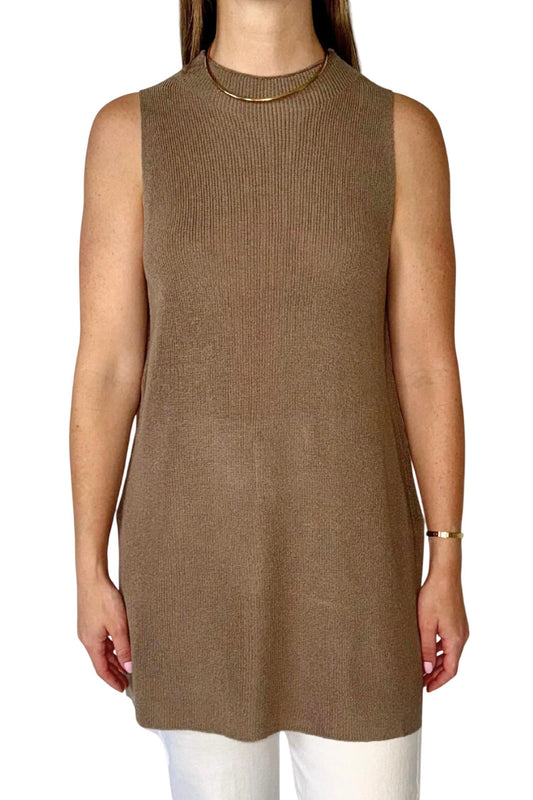 Mod Ref - Knit Vest with Slits