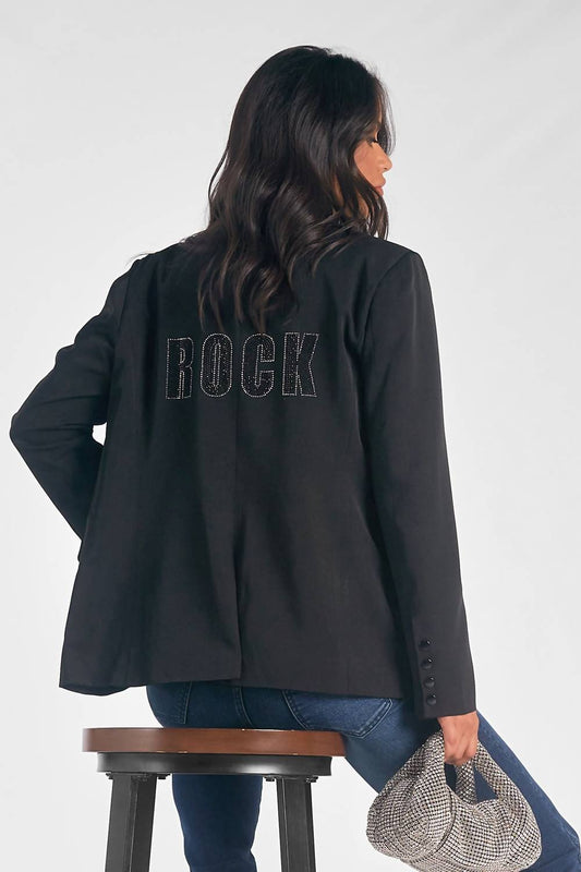 Rhinestone Rock Blazer