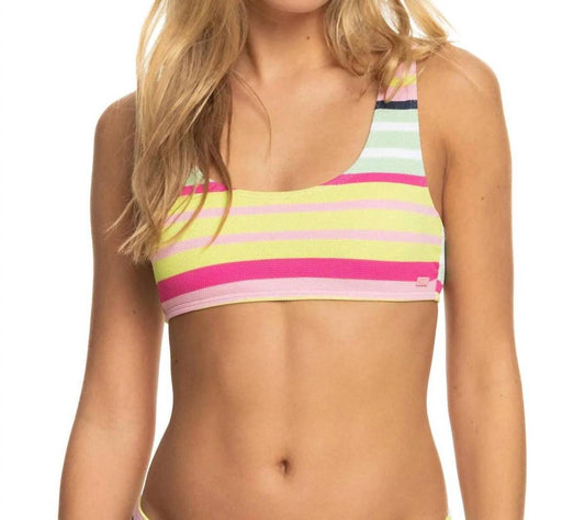 Roxy - Stripe Soul Bralette Bikini Top