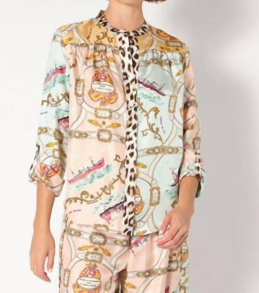 La Prestic Ouiston - Jeanne Mix Button-down Shirt