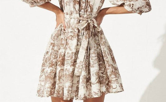 Hidden - Toile Mini Dress