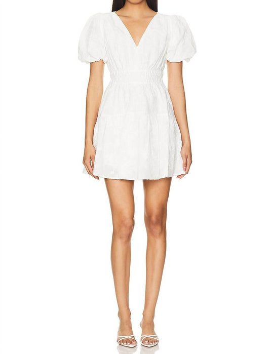 Minkpink - Neve Puff Sleeve Mini Dress