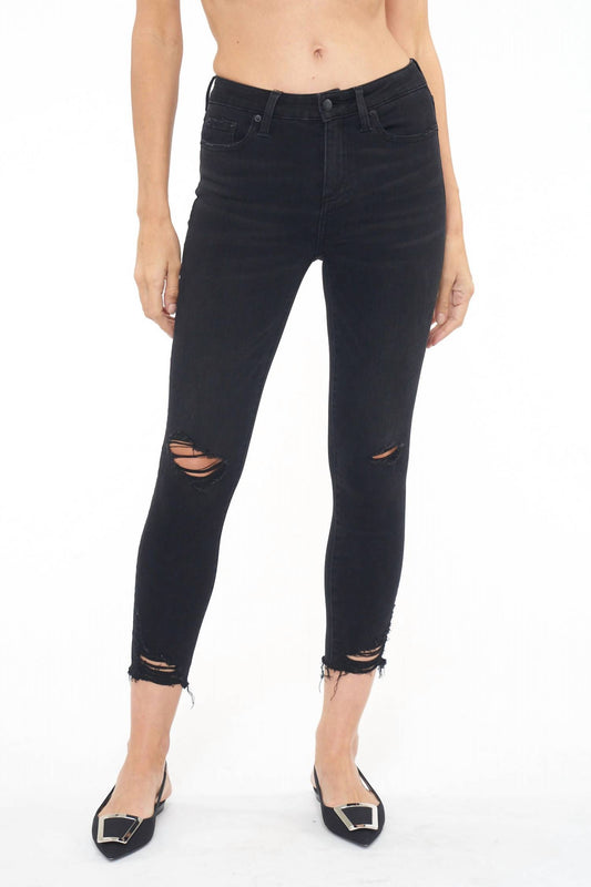 AUDREY MID RISE SKINNY CROP JEANS