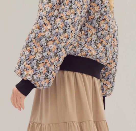 Entro - Floral Bomber Jacket