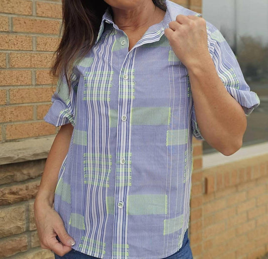 Lior - Button Front Blouse