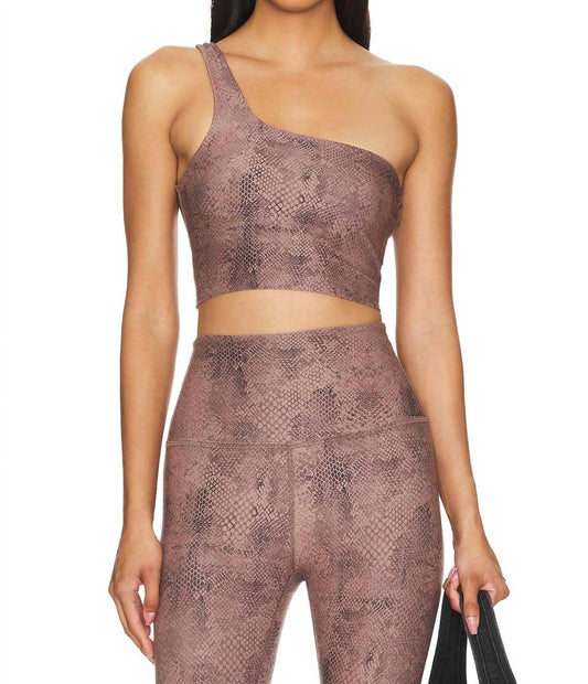 Beyond Yoga - Softmark One Shoulder High Cropped Tank Top