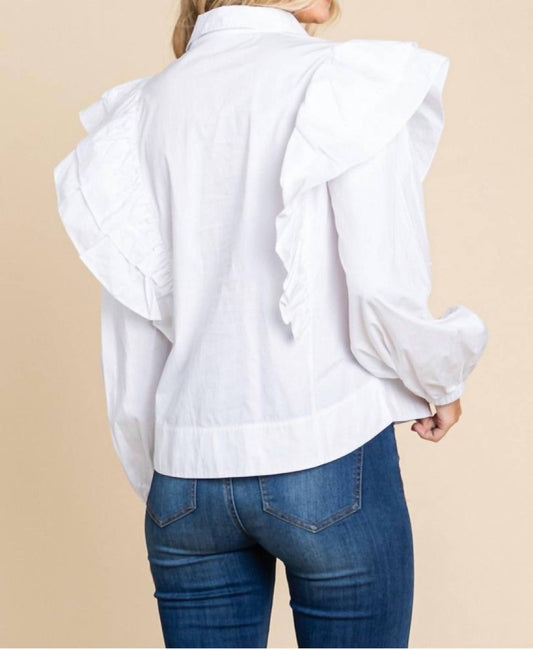 Jodifl - Solid Top with Collared Neck