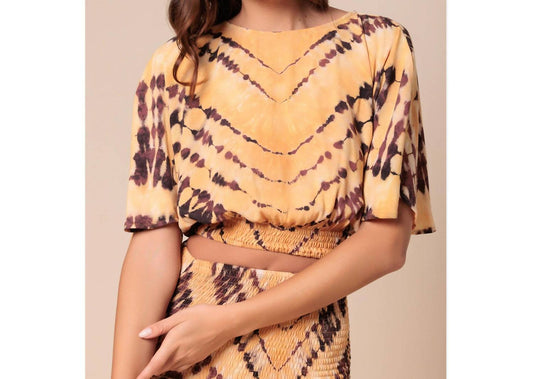 Demi Hand Painted Tie Dye Top