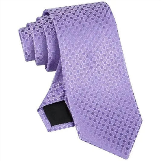 Calvin Klein - Men's Checkered Geo-print Tie