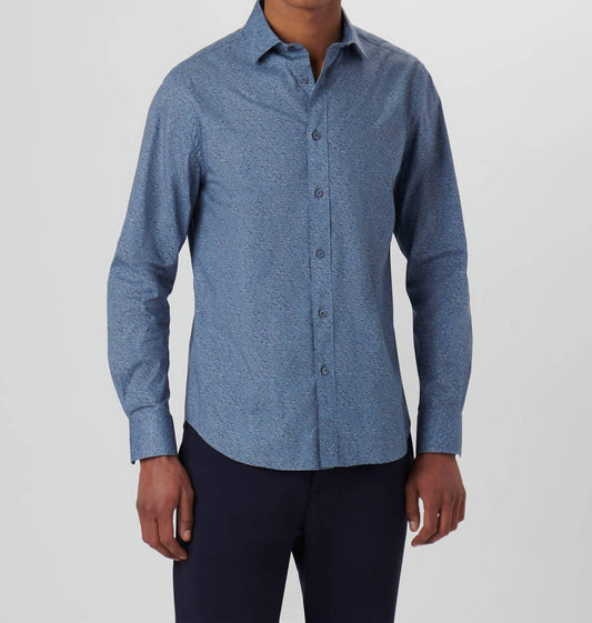 Bugatchi Uomo - Specks 6 Way Stretch Long Sleeve