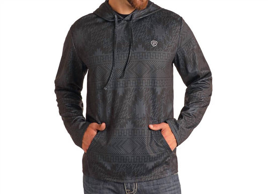 Rock & Roll Denim - Performance Aztec Light Weight Hoodie