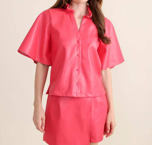 S'Edge - Kara Leather Top