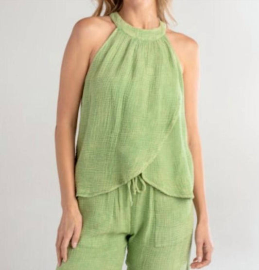 Red Haute - Women's Tulip Halter Tank Top