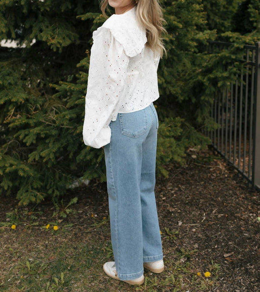 Just Black Denim - Patch Pocket Wide Leg