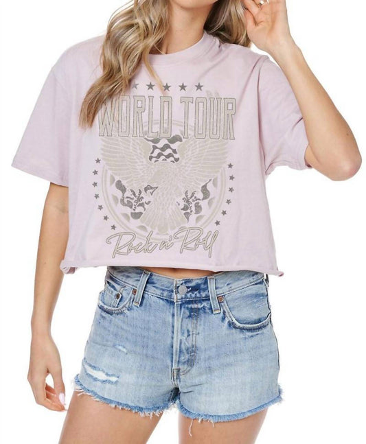 Zutter - World Tour Graphic Crop Top
