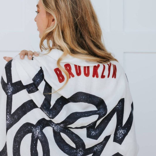 Pretty Simple - Unique Brooklyn New York Shawl Wrap Blanket