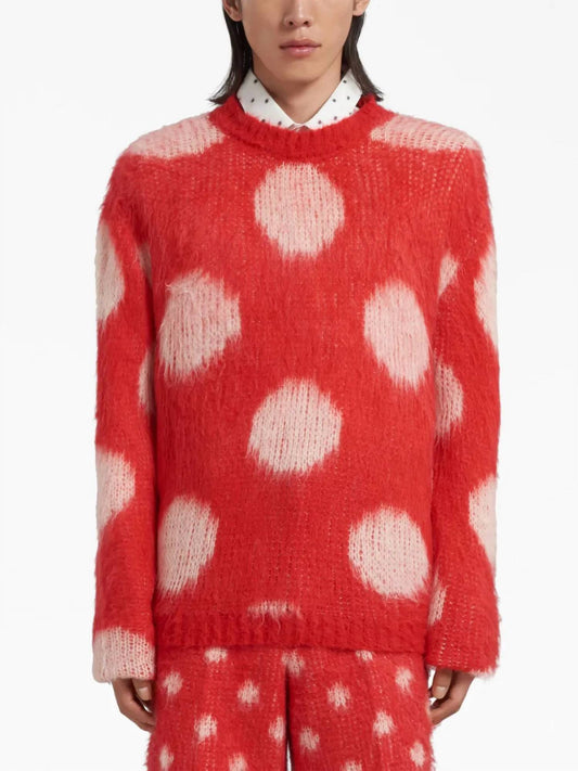 Marni - Polka-dot Intarsia Jumper Sweater