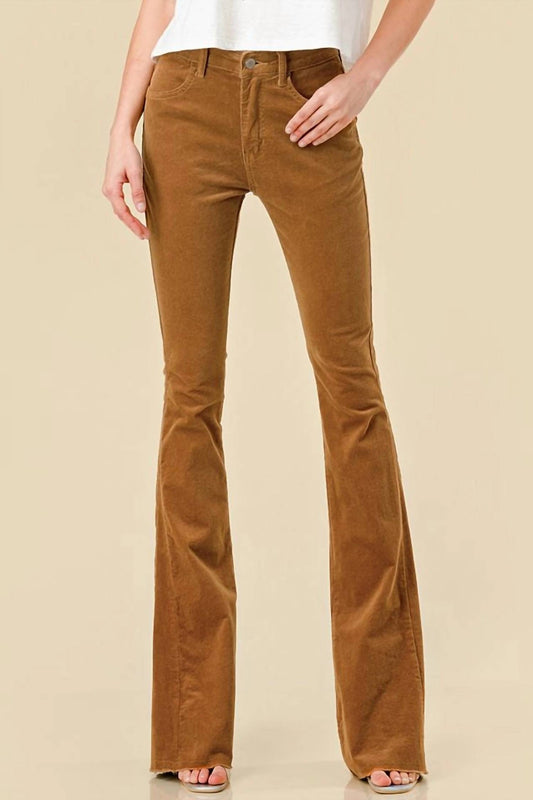 Saints & Hearts - Cord Flares With Distressed Hem