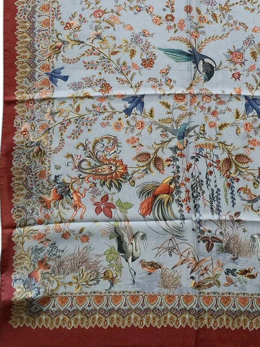 Etro - Women's Paisley & Floral Print Silk Blend Sheer Scarf