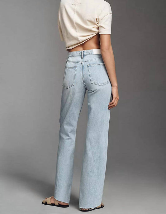 Pistola - Kacey Mid Rise Cuff Boyfriend Jeans