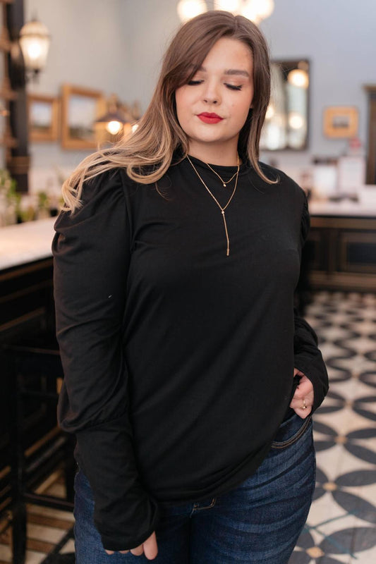 A Little Puff In Your Sleeve Blouse