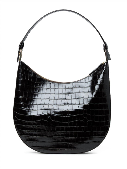 Loeffler Randall - Women's Morgan Crocodile-embossed Hobo Bag