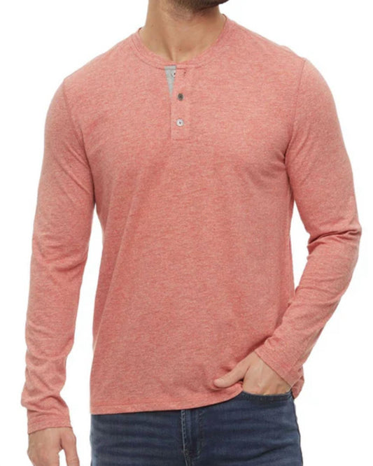 Flags & Anthem - Birmingham Ls Siro Slub Henley Shirt
