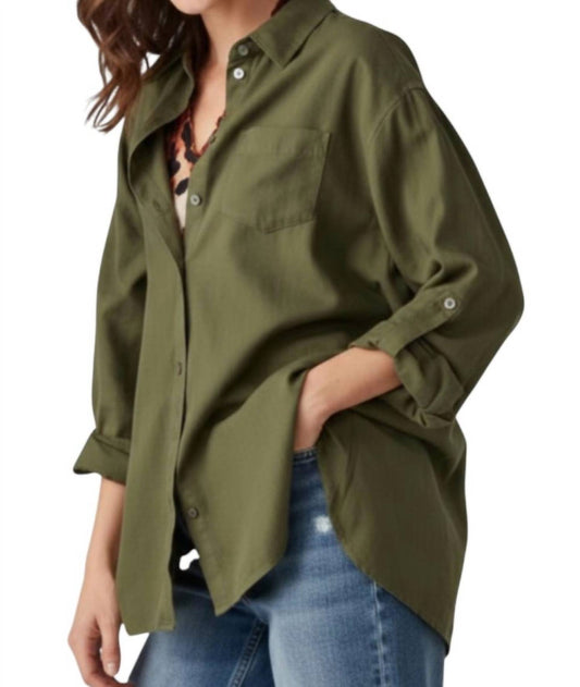 Charlie Paige - Embroidered Rayon Twill Shirt