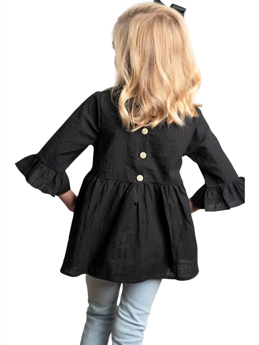 Adorable Sweetness - Ruffle Long Sleeve with Buttons