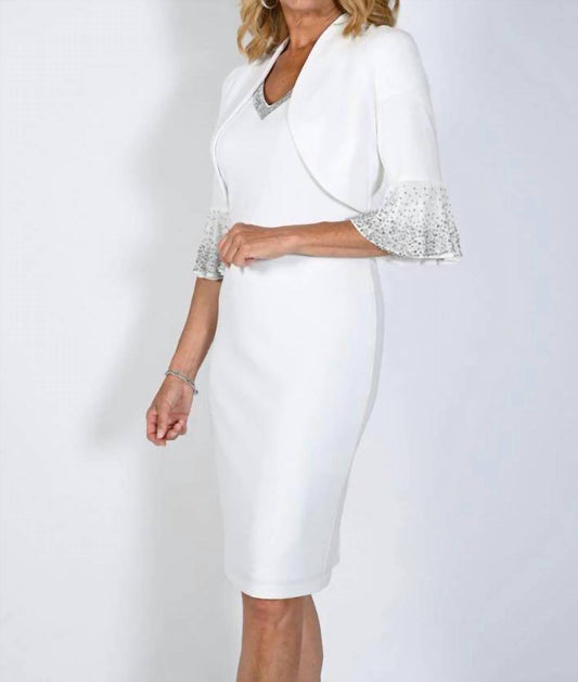 Frank Lyman - Bell Sleeve Knit Bolero