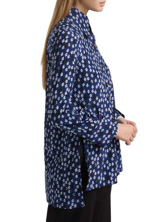 Proenza Schouler - Emmeline Shirt In Printed Silk Visocse