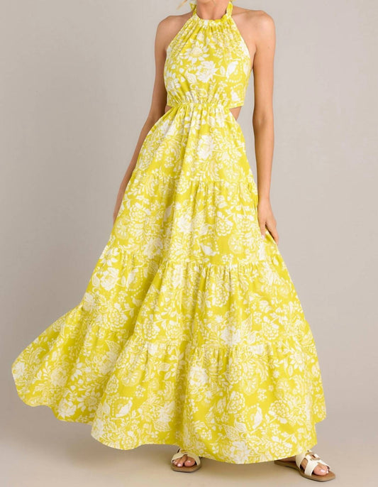 Art & Love Usa - Halter Tie Back Maxi Dress