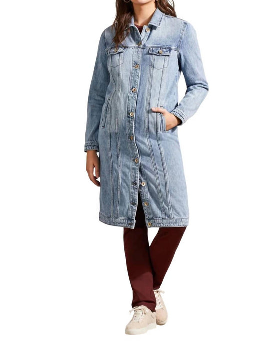 Tribal - Denim Duster Jacket