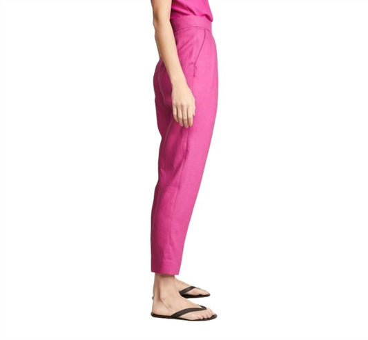 Theory - Linen High Rise Pants Pleated Pop Pants