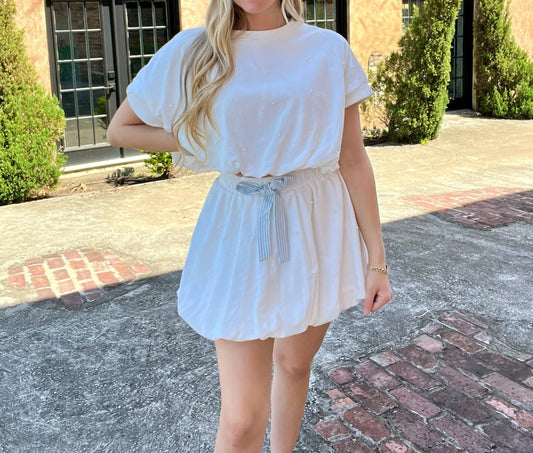 Peach Love - Luxe Cloud Bubble Skirt