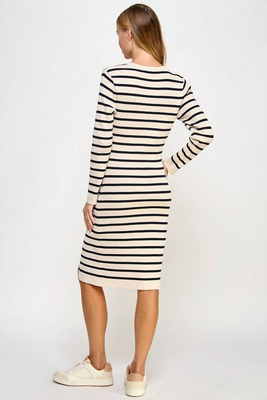 Ellison - Sweater Ribbed Dress