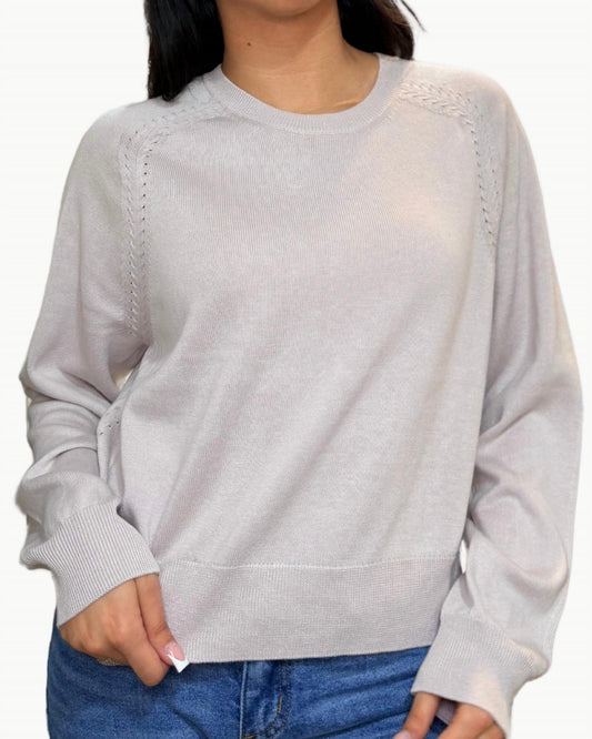 Sablyn - Alek Relaxed Raglan Crewneck Sweater