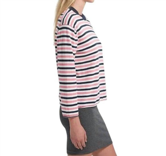 Atm - Stripe Long Sleeve Sweater