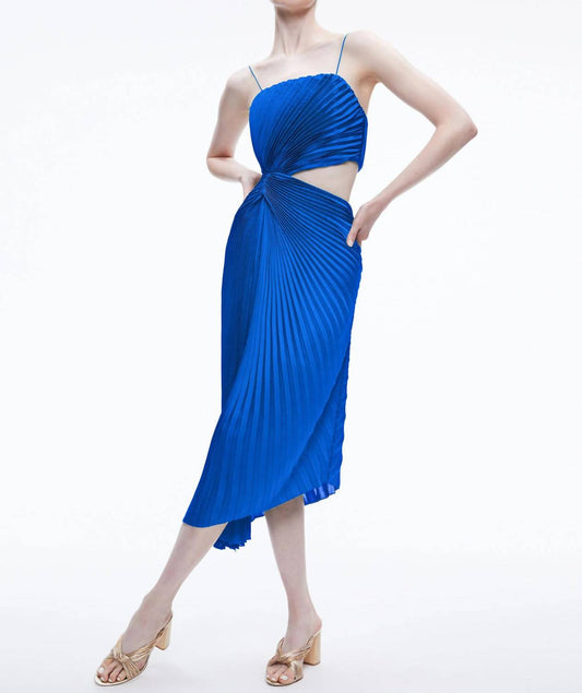 Alice + Olivia - Fayeth Spaghetti Strap Midi Dress