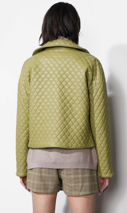 Greylin - Sandra Quilted Vegan Leather Jacket