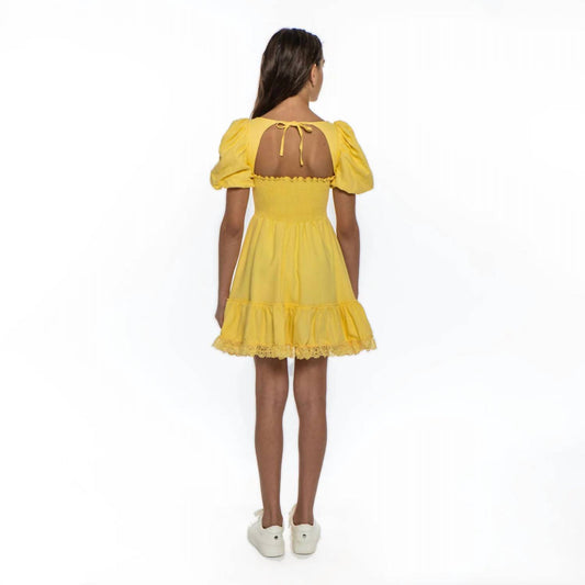 Peixoto - Girls Puff Sleeve Dress