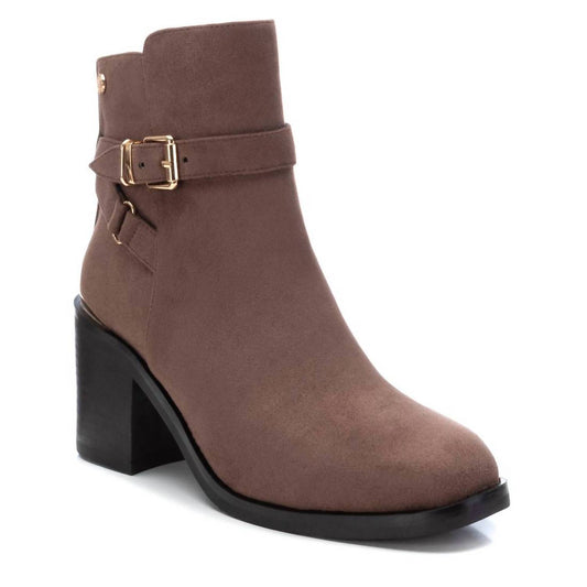 Xti - Women's Suede Dress Booties