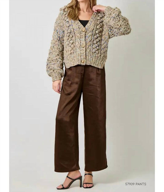 Mystree - Cora Flecked Chunky Sweater Cardigan