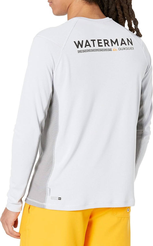 Quiksilver - Waterman Bamboo Check Long Sleeve Surf Tee