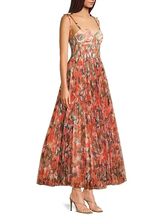 Hutch - Brianna Shoulder Tie Maxi Dress