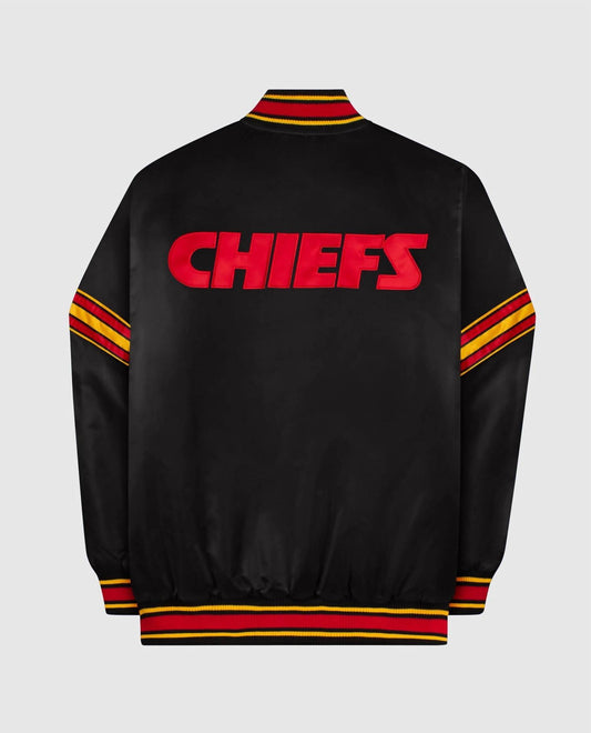 Starter - Men's Kansas City Chiefs Satin Full-snap Jacket