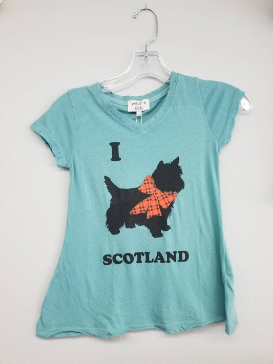 Wildfox - Kids' Dog And Scotland Print T-shirt