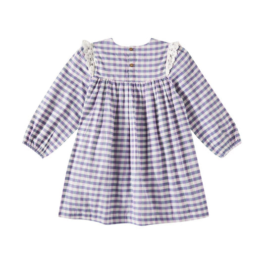 Louise Misha - Girl's Arinola Check Dress