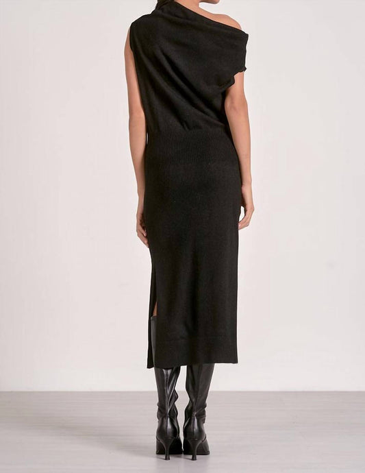 Elan - Angelina Off the Shoulder Sweater Dress